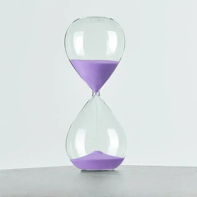 Modern Colored Sand Hourglass Timer (Various Times)