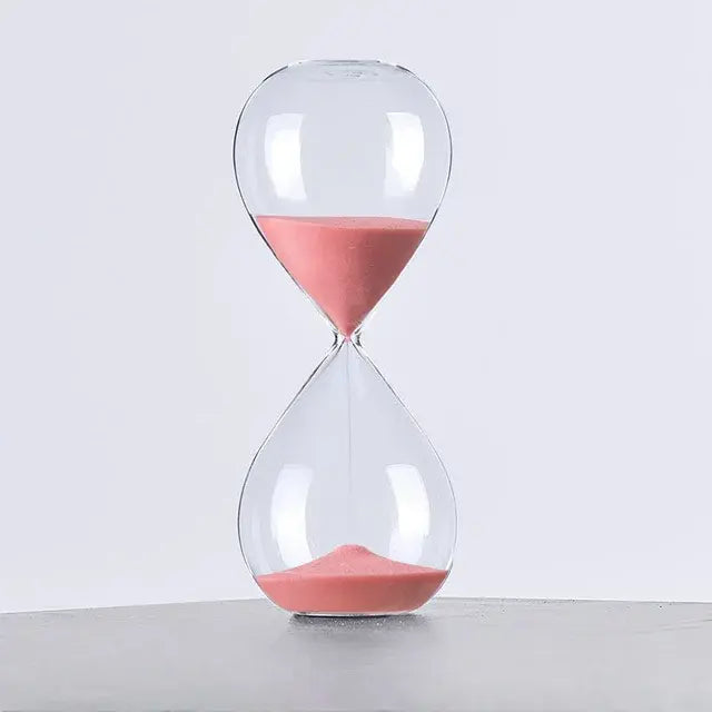 Modern Colored Sand Hourglass Timer (Various Times)
