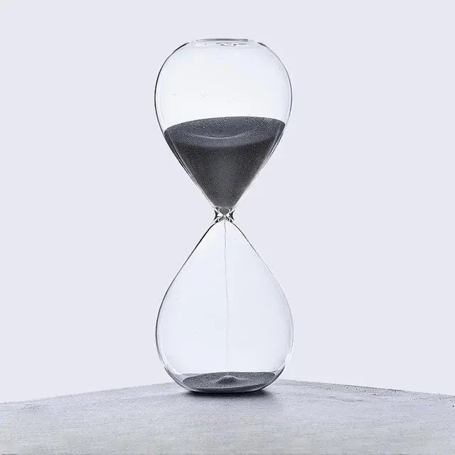 Modern Colored Sand Hourglass Timer (Various Times)