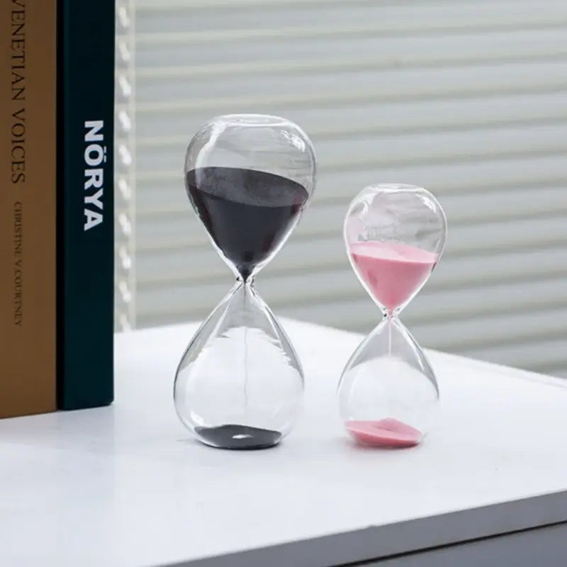 Modern Colored Sand Hourglass Timer (Various Times)