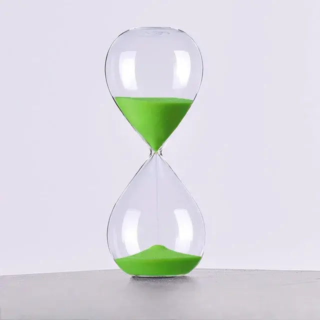 Modern Colored Sand Hourglass Timer (Various Times)