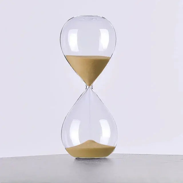 Modern Colored Sand Hourglass Timer (Various Times)