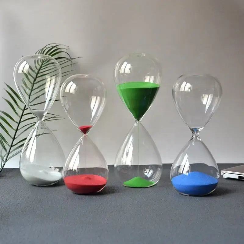 Modern Colored Sand Hourglass Timer (Various Times)